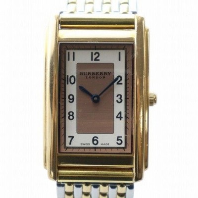 BURBERRY LONDON 12100G Men Quartz Working Authentic Luxury Vintage 