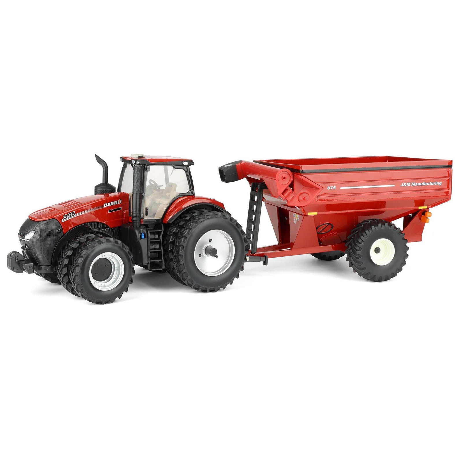 ERTL 132 Case IH Magnum 355 Tractor with Red J-M 875 Grain Cart 44500 14290₽