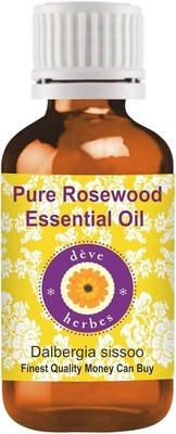 Deve Herbes Pure Rosewood Essential Oil (Dalbergia sissoo)  Steam Distilled