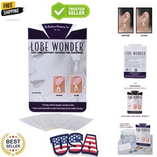 The Ear Lobe Support Patch for Pierced Ears - Eliminates the Look of Torn or...