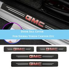 1999-2024 For Sierra 1500 2500 Car Door Sill Sticker Scuff Cover Protector