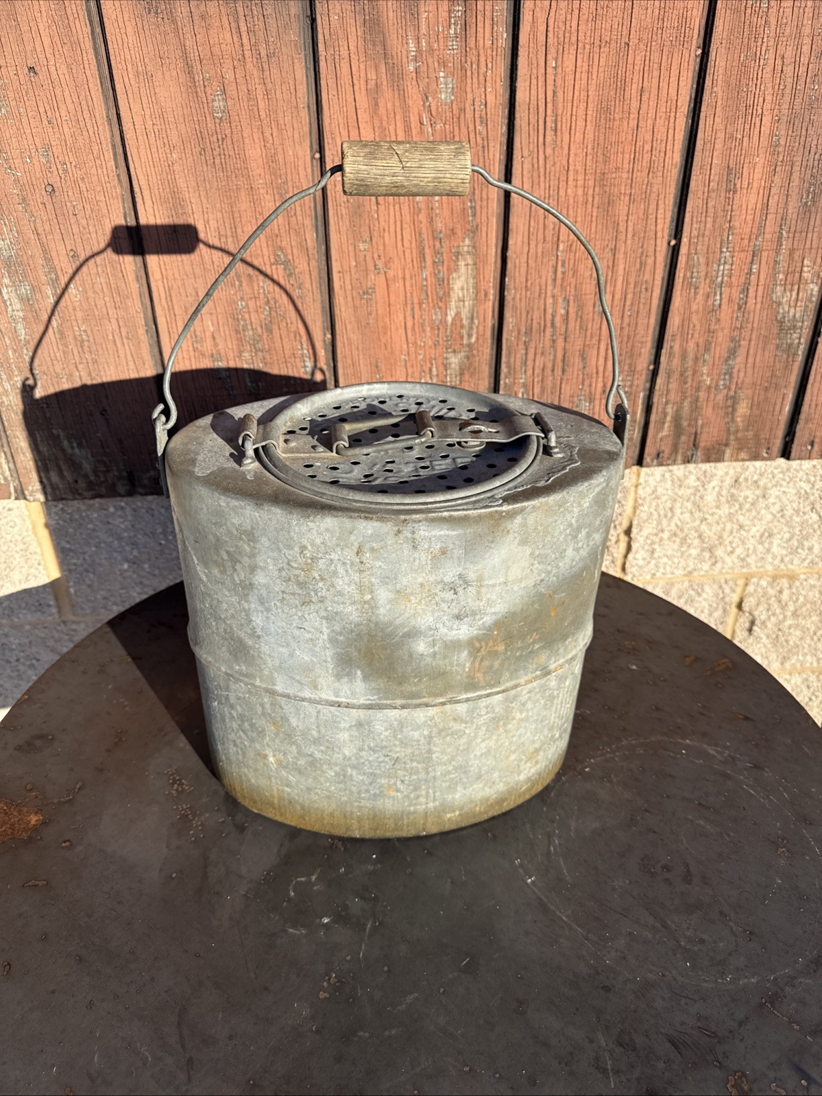 Antique Rare Property Of Seal Ship  Oyster Bucket
