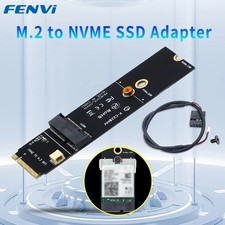 M.2 A E Key to NVMe PCI Express SSD Adapter Converter for AX200 AX210 WiFi Card