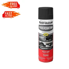 Black Truck Bed Liner Trailer Coating Spray Protection Automotive Paint 15oz