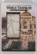 2022 Goodwin Champions World Traveler Centric Map Relics Mexico City #WTC-6 f6d