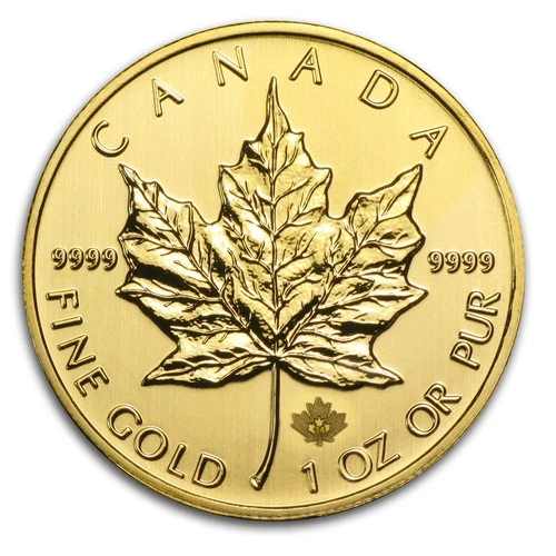 2014 Canadian Gold Maple Leaf 1 oz — photo from the most recent tracked eBay sale