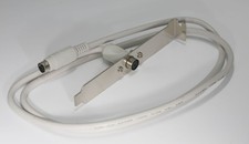 MiniDin6 PS2 Panel Mount Cable Male to Female 3ft port