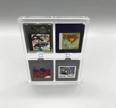 High transparency Acrylic Magnetic suction cover for Nintendo Gameboy Games