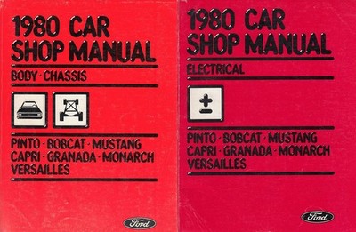 Ford Mustang Capri Granada Pinto Bobcat (1980) Body/Chassis/Electr - Shop Manual
