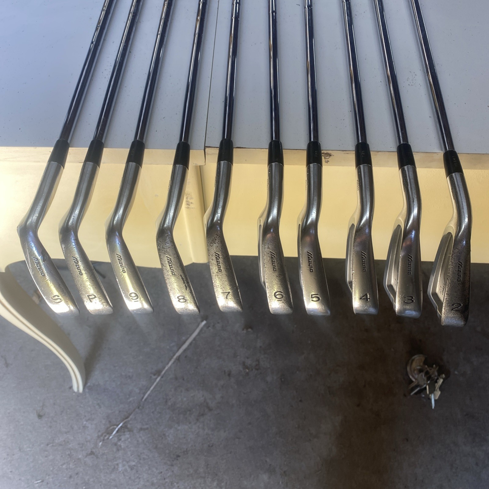 Lefty Mizuno T-ZOID COMP EZ Iron Set 2-SW 10 Clubs Total R 300 Steel Shafts