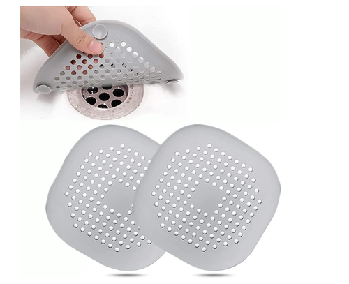 DeHub Filtro Per Lavello In Silicone, 5 Pezzi Coperchi Di Scarico Per Doccia Con Ventosa Abbastanza Facile Da Installare E Da Pulire Per La Vasca Da Bagno E La Cucina Utilizzate 2