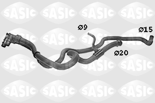 Fits SASIC SWH0513 BERLINGO DOG HEATER HOSE/PARTNER   ⭐UK Stock⭐