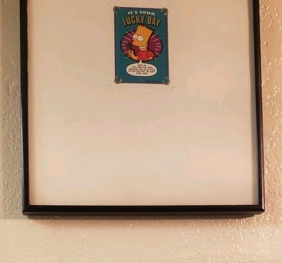 The Simpsons 1993 Art De Bart Redemption Card Uncut Sheet Skybox RARE TWO Exist