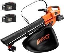 IVOLT 40V Leaf Blower and Vacuum, 8000mAh Battery with Dual-port Charger (LW)
