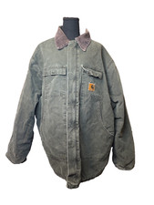 Carhartt Arctic Jacket Nylon Quilt Lined Mens C26 MOS Moss Green 3XL