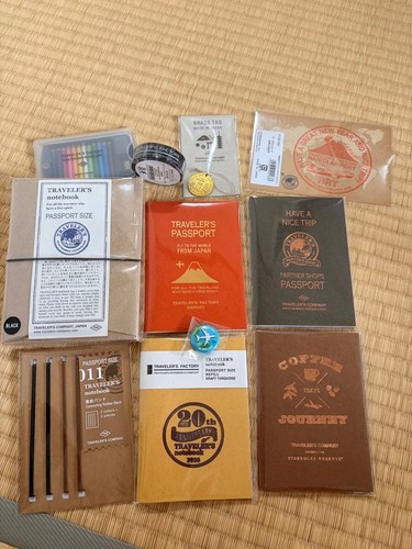 Traveler's Notebook Passport size Black & other set of 11 Bulk sale Lot