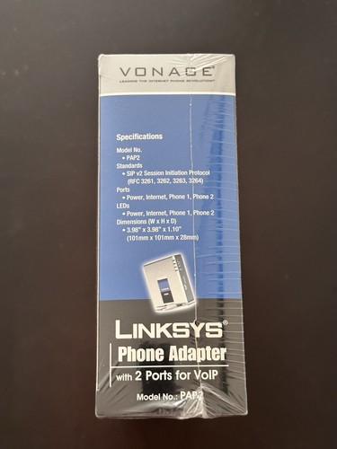 Linksys PAP2 - VoIP Phone Adapter 2-Line; 100 units available | eBay