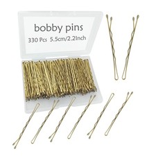 330 PCS 2.2Inch Blonde Bobby Pins for 1 Count Pack of 330 , Gold 2.2Inch 
