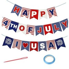 4th of July Banner, Party In The USA 250th anniversary Fourth of July