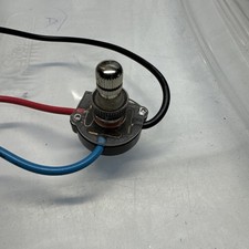 3 way 2 circuit 4 Position Nickel rotary switch lamp part 3/8" Shank