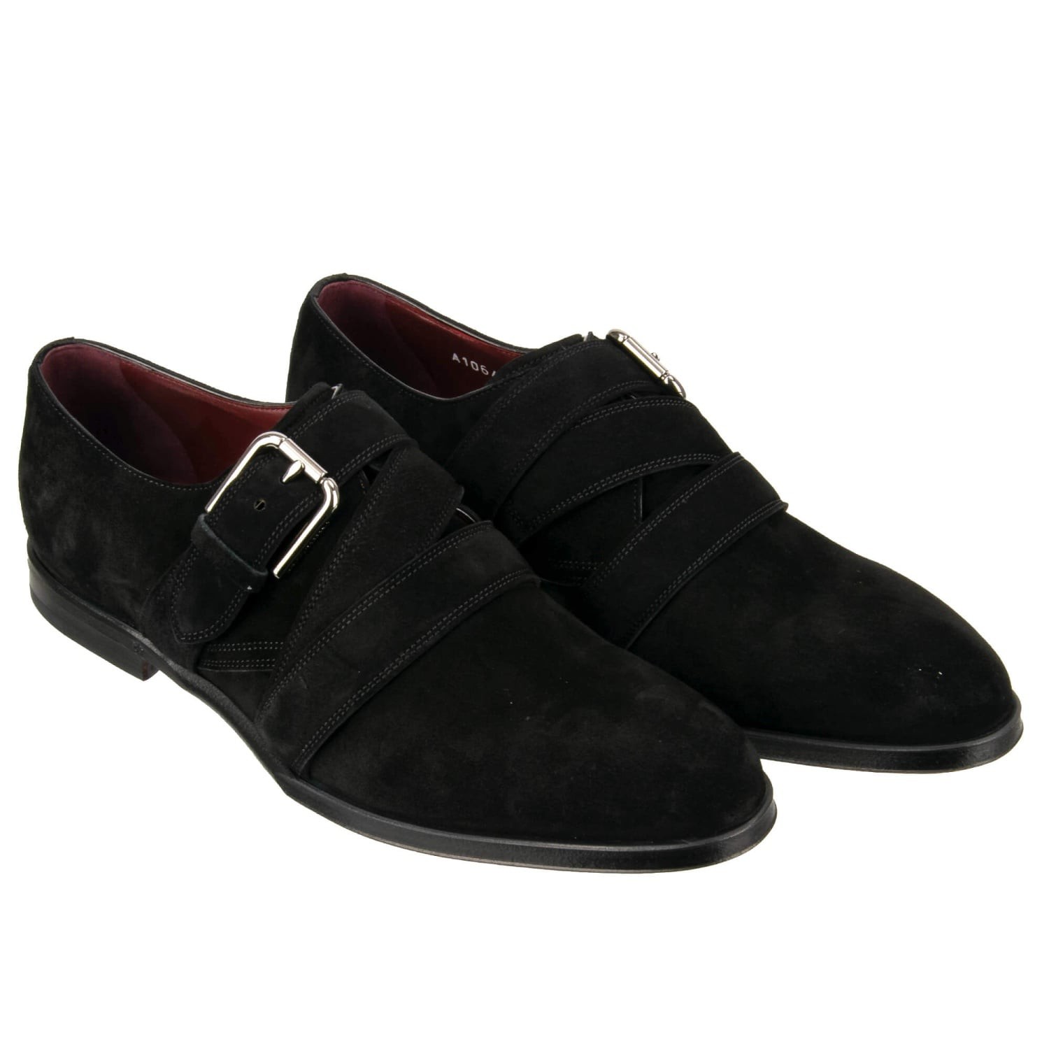 DOLCE & GABBANA Scarpe Eleganti Oxford In Vera Pelle Nera 42 UK 8 US 9