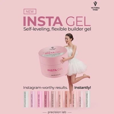 Victoria Vynn Insta Gel  Flexible Self-Leveling Nail Builder Gel Nails Gel 40ml - image 1 of 4