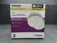 USI 2-Pack 10-Year Battery Combination Smoke Carbon Monoxide Detector w/Alarm