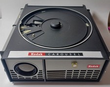 Kodak Carousel 550 Slide Projector Tested Works Remote Manual No Tray Vintage