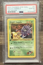 2000 POKEMON GYM CHALLENGE 1ST EDITION #81 KOGA'S TANGELA PSA 10 on eBay
