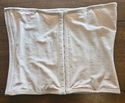 Vintage BALI 8382 Waist Trainer Corset Shaper Large Beige