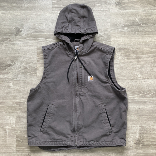 Carhartt Knoxville Hooded Vest Herren Large grau