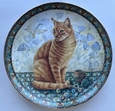 Lesley Anne Elfenbein - Katzen um die Welt Dekoteller - Spiro in Ägypten
