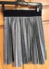 Alice + Olivia Women's Danica Sunburst Pleated Mini Skirt Silver Sz. 0 — photo 8