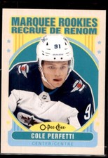 Cole Perfetti 2021-22 O-Pee-Chee Update Retro Marquee Rookies RC #613 Winnipeg