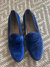 Del Toro Men’s Blue Velvet Venetian Loafer 9.5