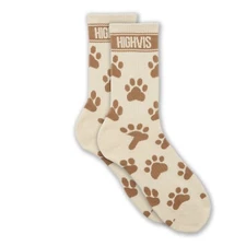 Pawfect - HIGHVIS Performance Socks with Pet Paw Pattern Dog Cat Love  SIG-091