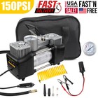 Heavy Duty Portable Air Compressor Car Tire Inflator Electric Pump Auto New 12V