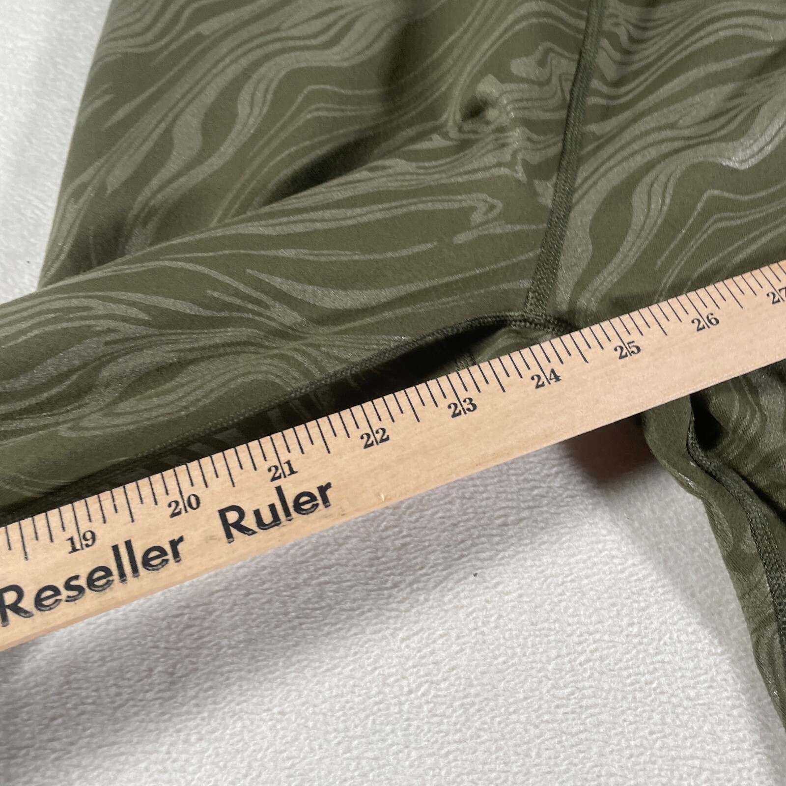 Fabletics Legging Pants Medium Green Elastic Wais… - image 7