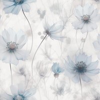 Muriva Lissa Blumen Tapete Zarte Florale Wiese BlüTe Blau 215502
