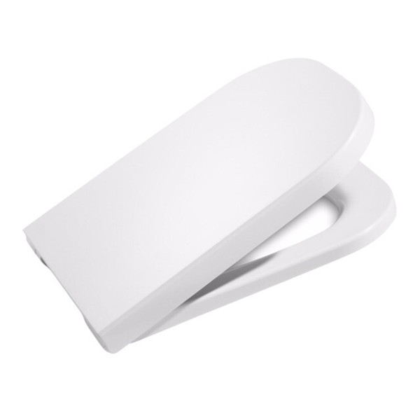 Roca The Gap A801472006 Square Soft Close Toilet Seat White for sale