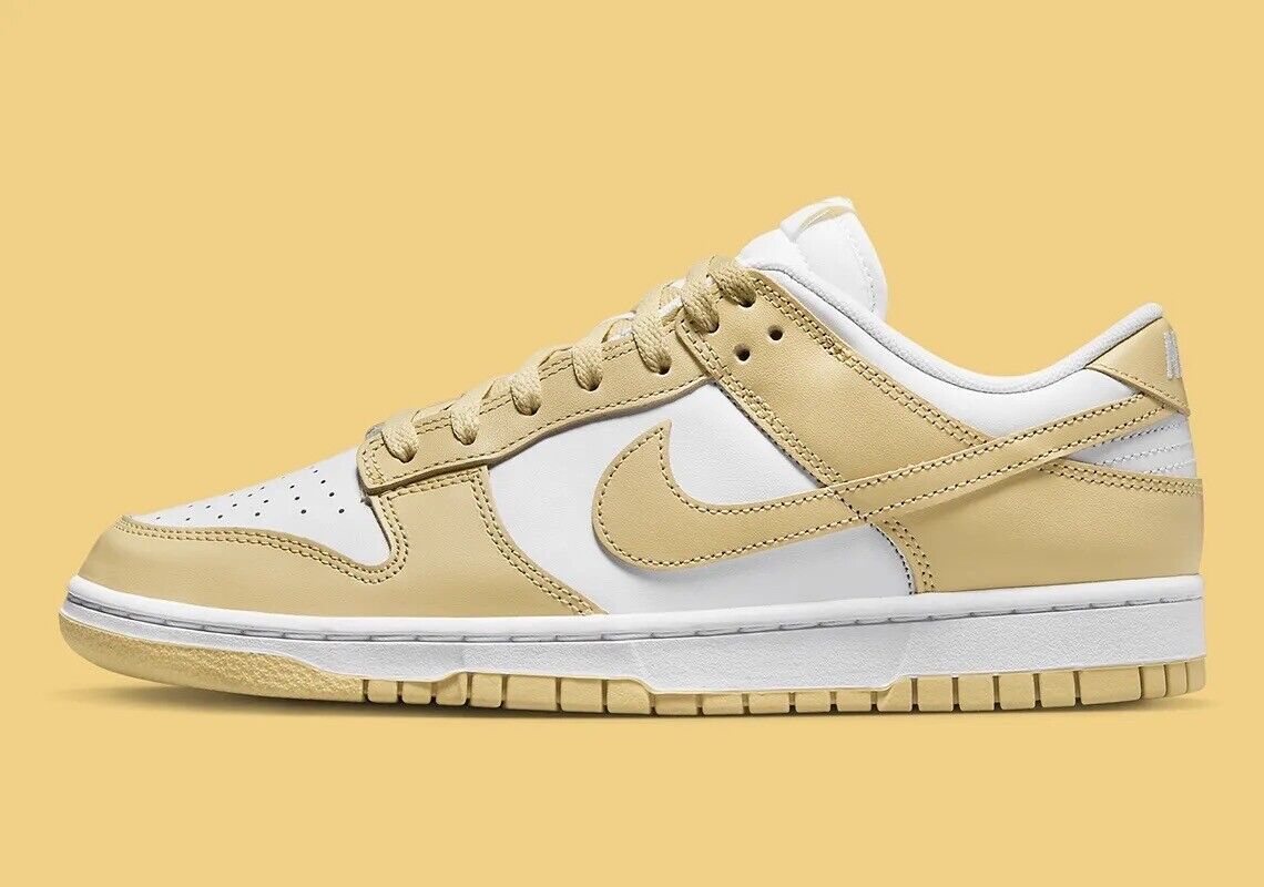 Кроссовки Nike Dunk Low Retro BTTYS White Team Gold Ретро DV0833-100 размера для мужчин
