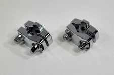 Drum Memory Locks Chrome Finish for Rods with Diameter 3/8" to 1/2" (2pcs)