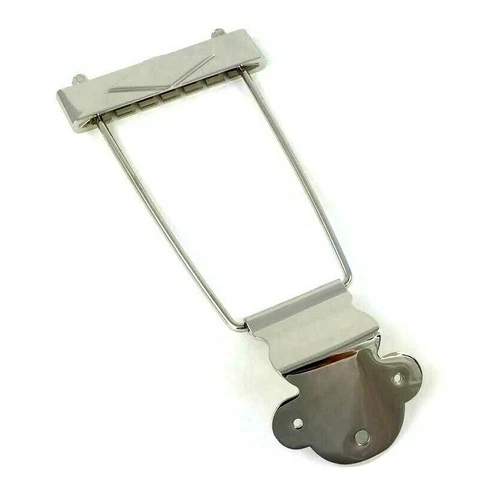 Nickel Trapeze Tailpiece for Vintage Gibson® Hollow Body Guitar TP-0410-001