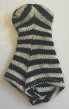 850 Barbie Vintage Original Black White Zebra Swimsuit / Bathing Suit 1959