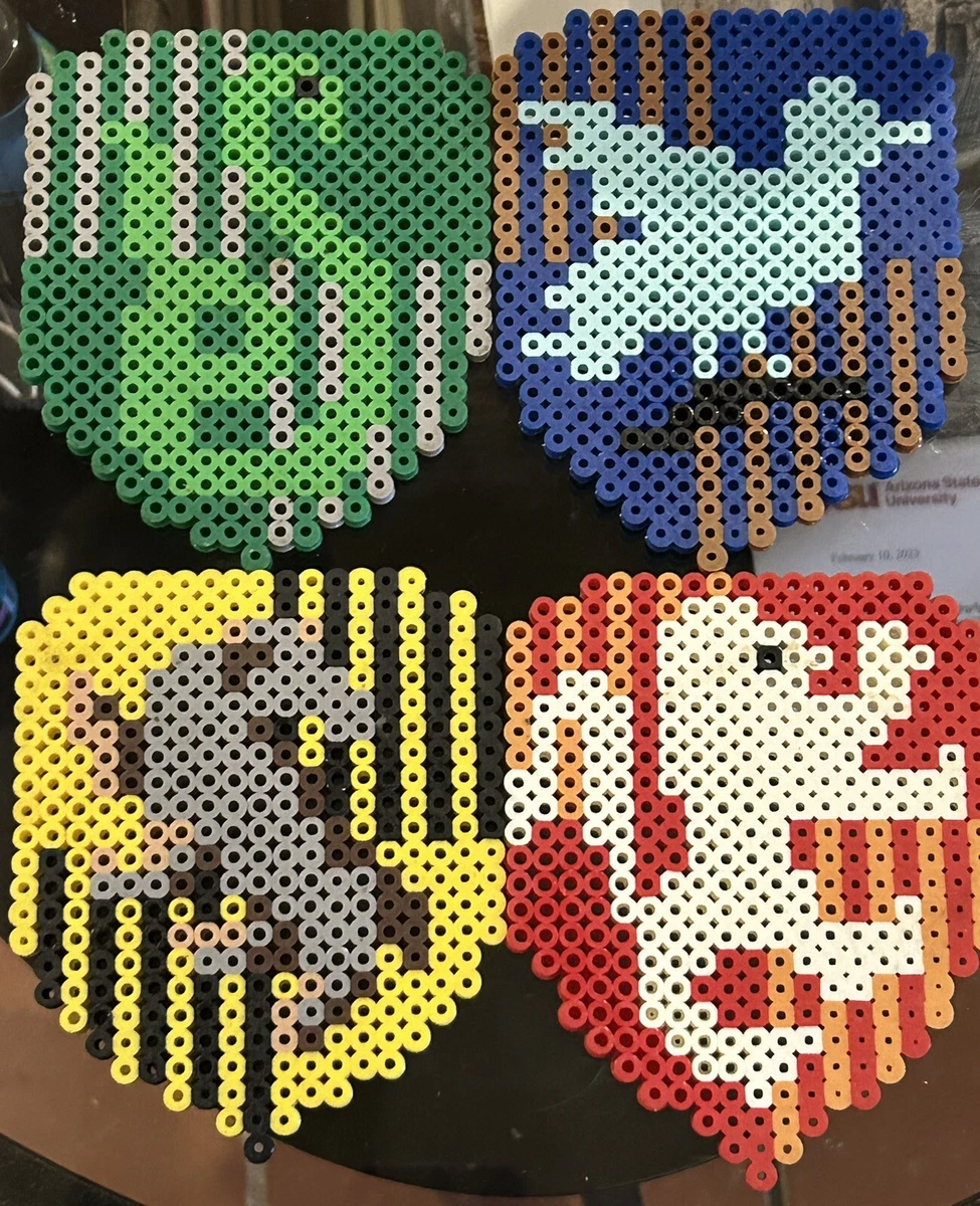 Harry Potter Perler Beads Coaster Set - New, Custom Handmade Set Of 4