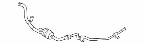 Manguera de retorno de dirección asistida MKX Edge original Ford Lincoln 2011-2015 BT4Z-3A713-C Foto 2 de 2