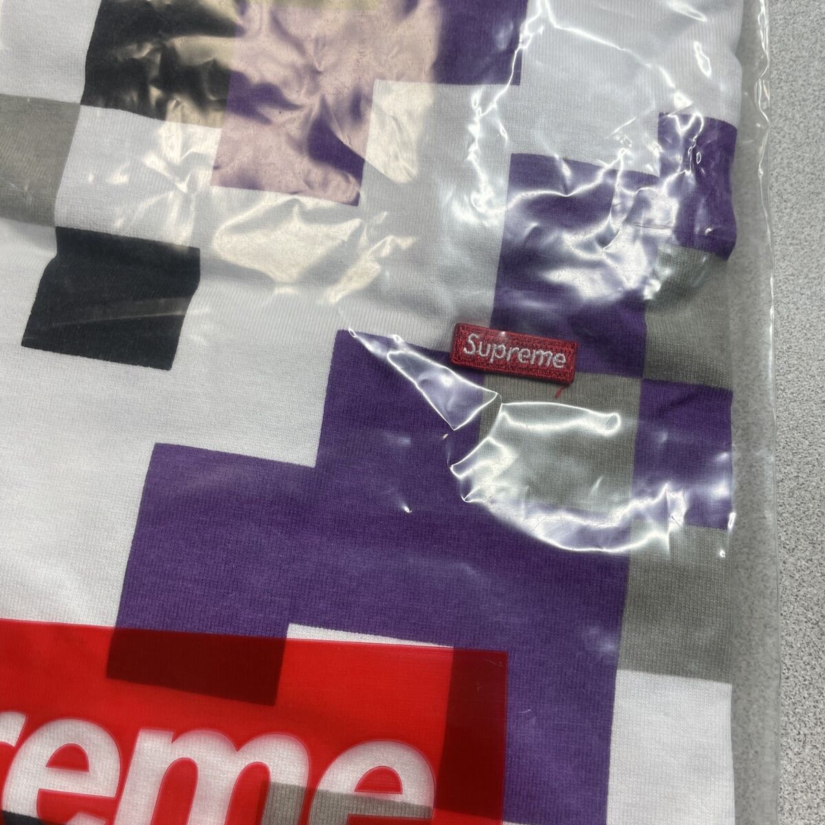 Supreme Small Box Logo Long Sleeve Short Purple Digital Camo Supreme Small Box Logo Long Sleeve Short Purple Digital Camo