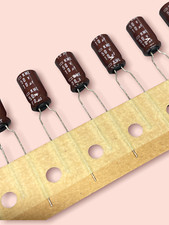 5 PCS NIPPON BI-POLAR BP NP 50V 10UF 10MF CAP (REPLACING FOR 35V 25V 16V 10V )