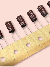 5 PCS NIPPON BI-POLAR BP NP 50V 10UF 10MF CAP (REPLACING FOR 35V 25V 16V 10V )