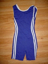 Girls-Gymnastics-Dance-Tumbling-Skating Leotard Bodysuit-Purple-Costume-L-10-12